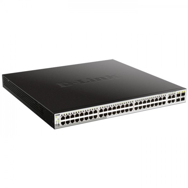 D-LINK DGS-1210-52MP 52-Port Max PoE Gigabit Smart Managed switch, 48xGigabit & 4xcombo Gigabit/SFP ports