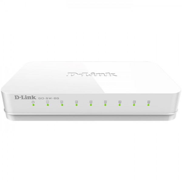 D-LINK GO-SW-8G 8-Port Gigabit Easy Desktop Switch.