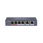 Hikvision DS-3E0106P-E/M  Poe Switch 4 θύρες 