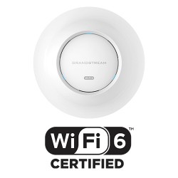 Grandstream GWN7662 Wi-Fi 6 Indoor 2.4Gz 2x2:2 and 5GHz 4×4:4 MU-MIMO Access Point, POE