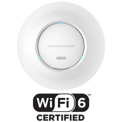 Grandstream GWN7665 WiFi 6E Tri-Band 2x2:2 MU-MIMO Indoor Wireless Access Point, PoE