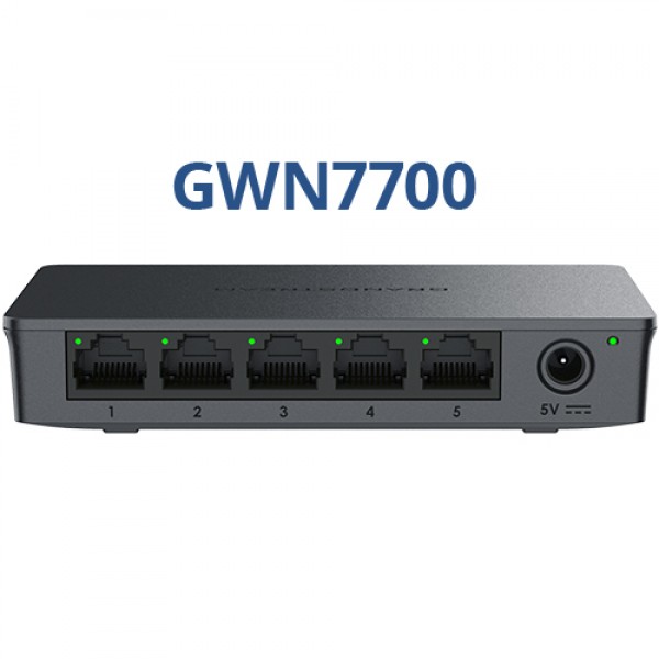 Grandstream GWN7700 5-Port Gigabit Unmanaged Network Switch