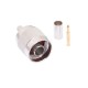 N-Type Male Connector Crimp for LMR-200/RG58