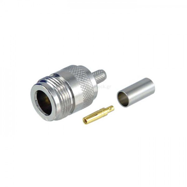 N-Type Female Connector Crimp for LMR-200/RG58