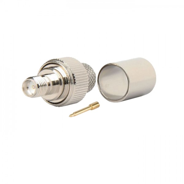 RP-SMA Female Connector Crimp για καλώδιο LMR-400
