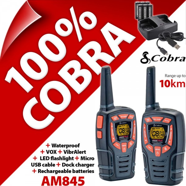 COBRA AM-845 Walkie Talkie