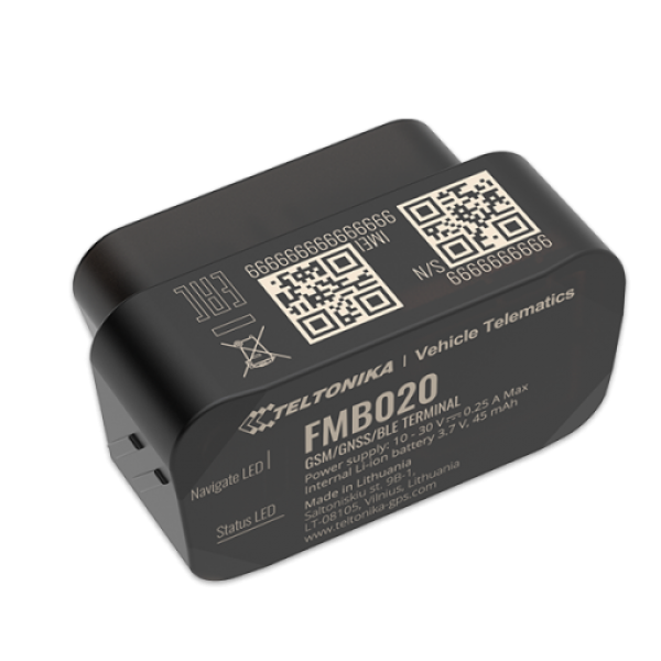 Teltonika FMB020 GPS Tracker OBD Θύρας
