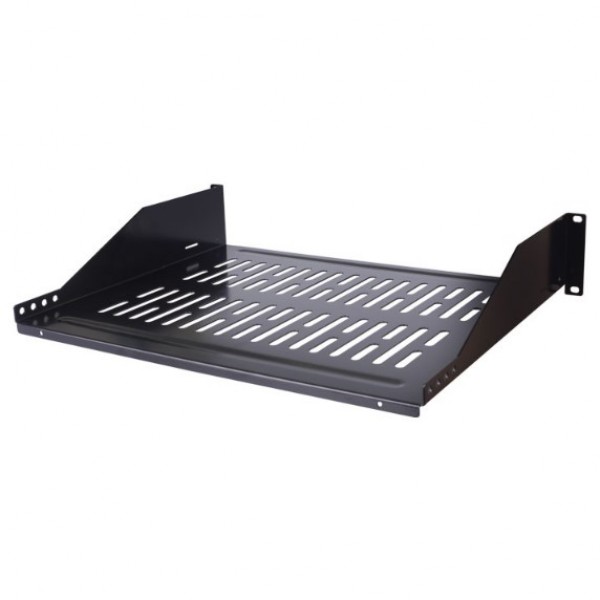 INTELLINET INT 710954 Σταθερό ράφι στηρίγματος 2 σημείων για καμπίνες 19'', 2U ύψος και 350 mm βάθος