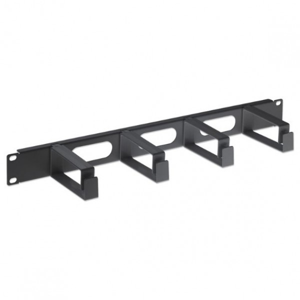 INTELLINET INT 711074 Πάνελ διαχείρισης καλωδίων 1U για καμπίνες 19'', με δαχτυλίδια 55 x 26 mm