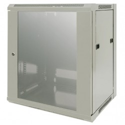 INTELLINET INT 711784 Επιτοίχια καμπίνα 19'', 9U (570x450mm), Flatpack σε γκρι χρώμα