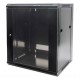 INTELLINET INT 711791 Επιτοίχια καμπίνα 19'', 9U (570x600mm), Flatpack, σε μαύρο χρώμα