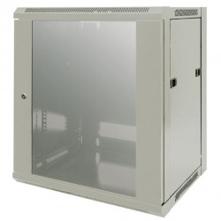 INTELLINET INT 711807 Επιτοίχια καμπίνα 19'', 9U (570x600mm), συναρμολογημένη, σε γκρι χρώμα