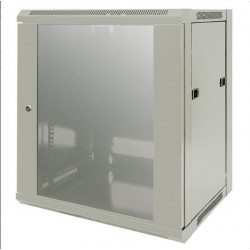 INTELLINET INT 711890 Επιτοίχια καμπίνα 19'', 12U (570x600mm), συναρμολογημένη, σε γκρι χρώμα