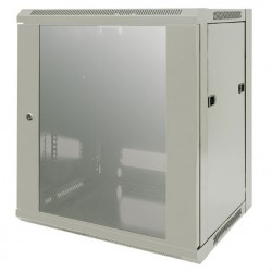 INTELLINET INT 711968 Επιτοίχια καμπίνα 19'', 15U (570x600mm), συναρμολογημένη, σε γκρι χρώμα