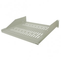 INTELLINET INT 712224 Σταθερό ράφι στηρίγματος 2 σημείων για καμπίνες 19'', 2U ύψος και 400 mm βάθος