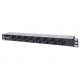 INTELLINET INT 714037 Πολύπριζο ρεύματος 1. 5U rackmount 19'', 8 θέσεων σούκο με ενδεικτή λυχνία