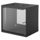INTELLINET INT 714174 Επιτοίχια καμπίνα 19'', 9U (540x400mm), Flatpack, σε μαύρο χρώμα