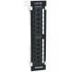 INTELLINET INT 162470 Επιτοίχιο patch panel κατηγορίας CAT5e UTP, 12 θυρών σε μαύρο χρώμα