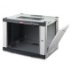 LANDE NETbox LN-WM09U6060-LG-111 9U 19'' Επιτοίχιο Rack Μονταρισμένο σε κουτί με Αποσπώμενα Πλαϊνά - 600x600x512 Γκρι