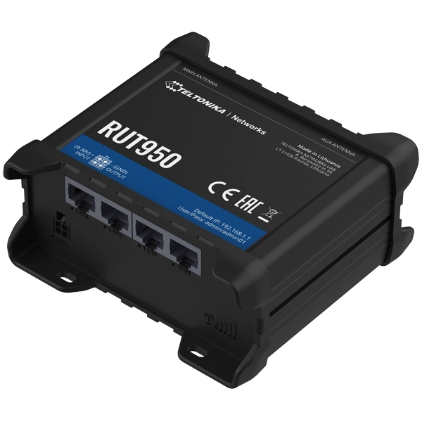 4G DUAL SIM LTE GSM Router RUT950 Teltonika