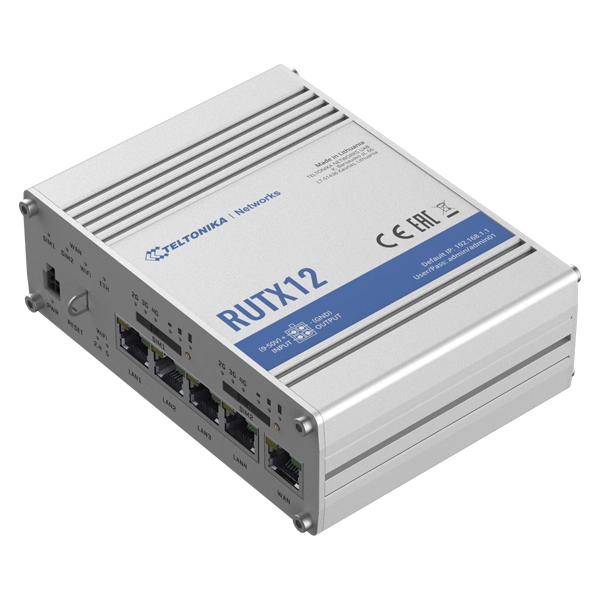 Teltonika  RUTX12 - LTE Cat 6 router