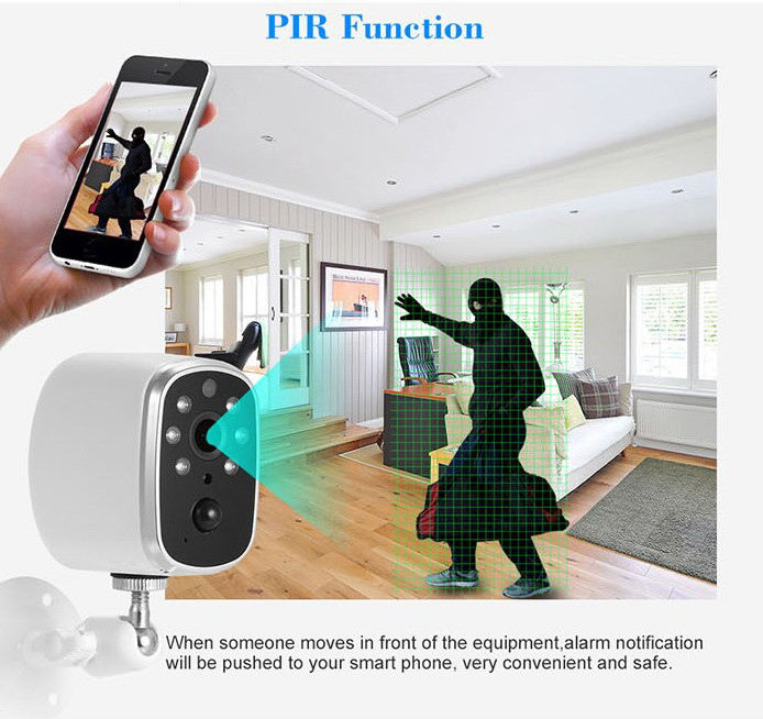 Ασύρματη κάμερα Wi-fi με μπαταρία