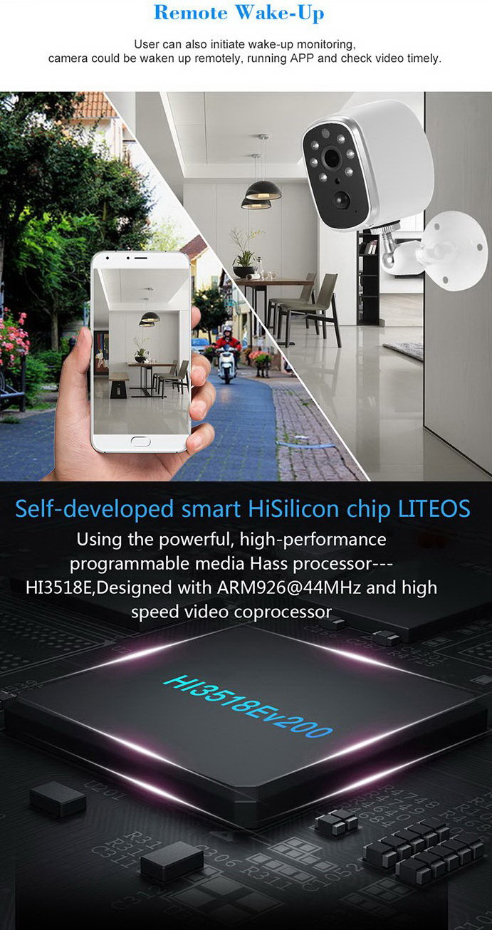 Ασύρματη κάμερα Wi-fi με μπαταρία